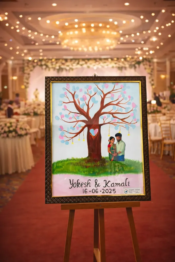 Baby shower Finger print frames