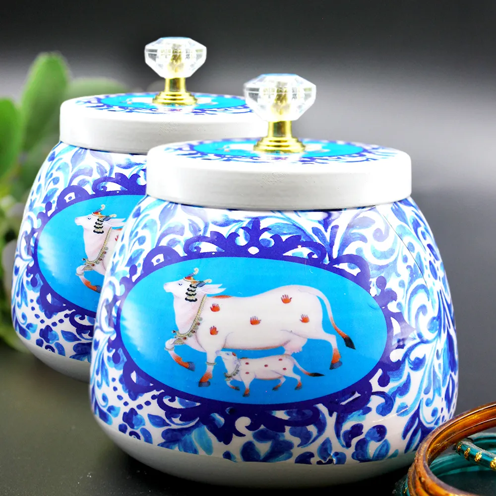 4 Inch Pichwai Jar Model101