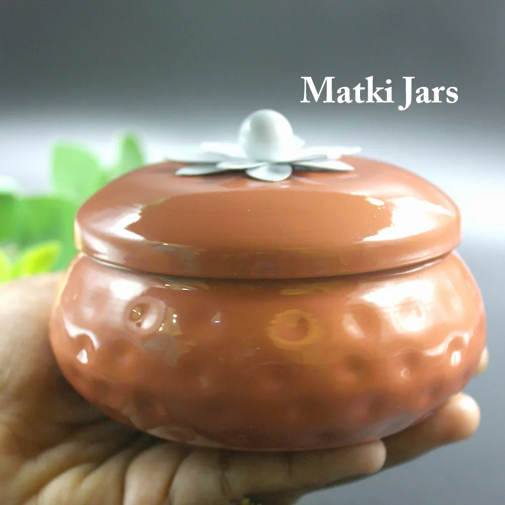 4 Inch Matki Jar Brown Model105