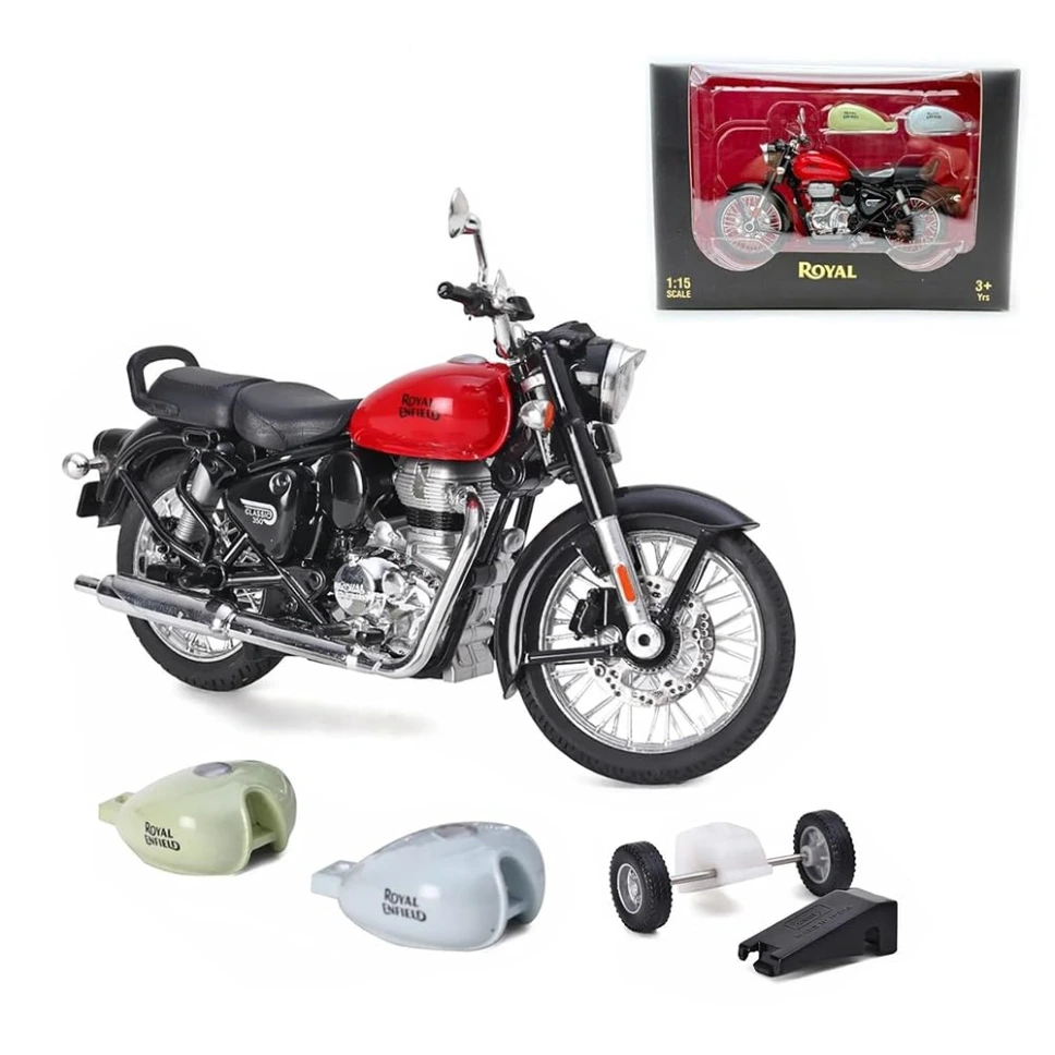 Royal Enfield Bike 360° Rotating Toy for Kids