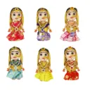 Baby Shower Jadai Hair Accessory doll for Seemantham & Godh Bharai (Radha Doll) - pack of 6